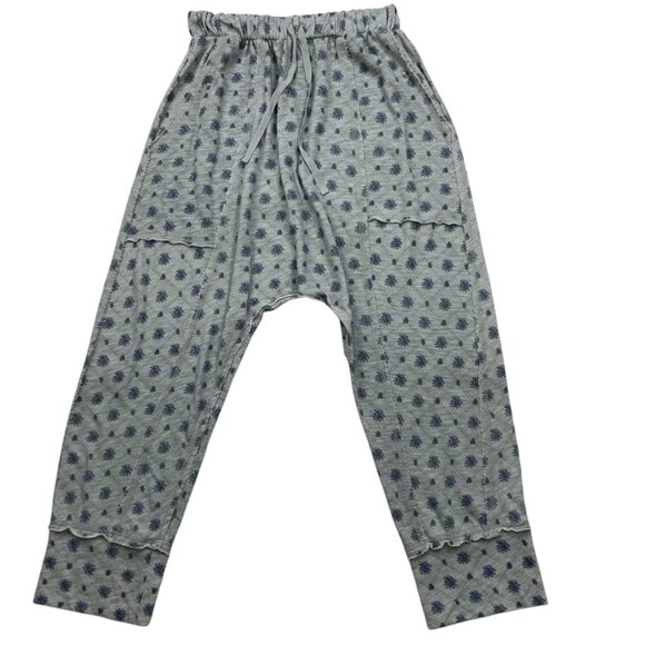 Free People Gray Floral Pajama Set - Picture 9 of 14